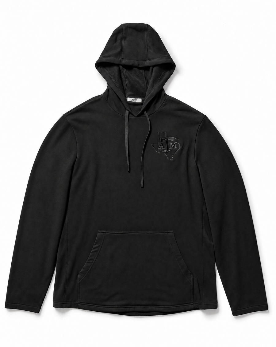 Texas A&M Men's Softest Fleece Men’s Pullover Hoodie with Embossed Logos