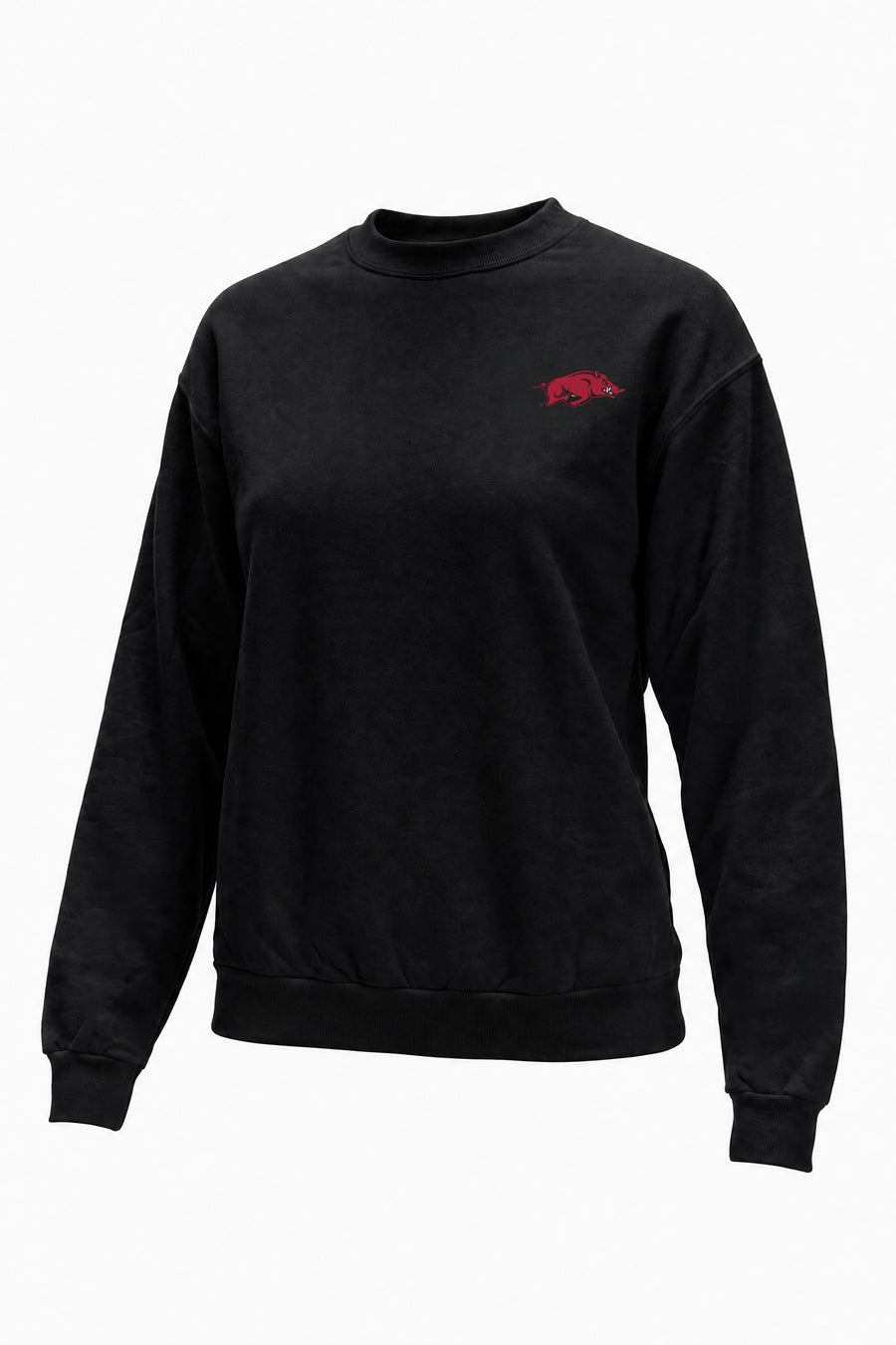 Arkansas Logo Softest Fleece Crewneck Womens Sweatshirt