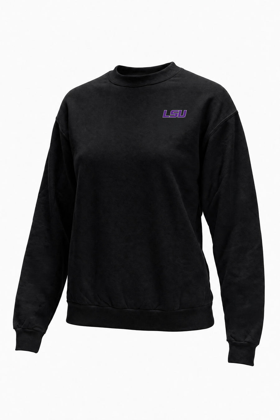 LSU Logo Softest Fleece Crewneck Womens Sweatshirt