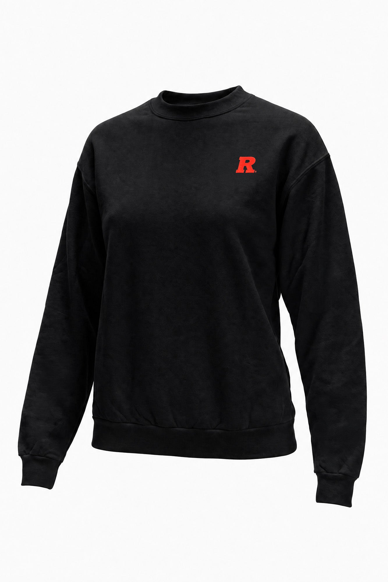 Rutgers Logo Softest Fleece Crewneck Womens Sweatshirt