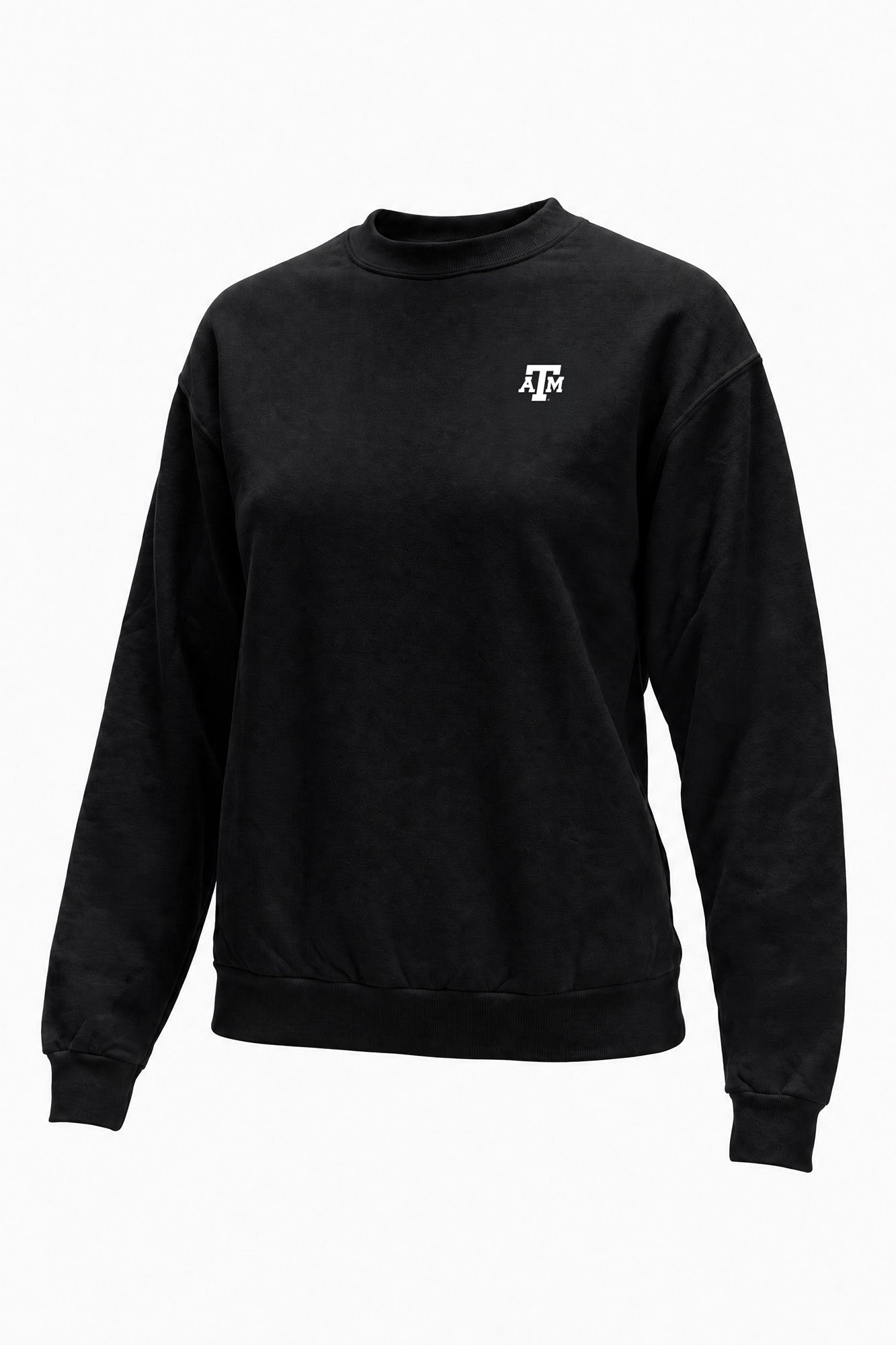 Texas A&M Logo Softest Fleece Crewneck Womens Sweatshirt