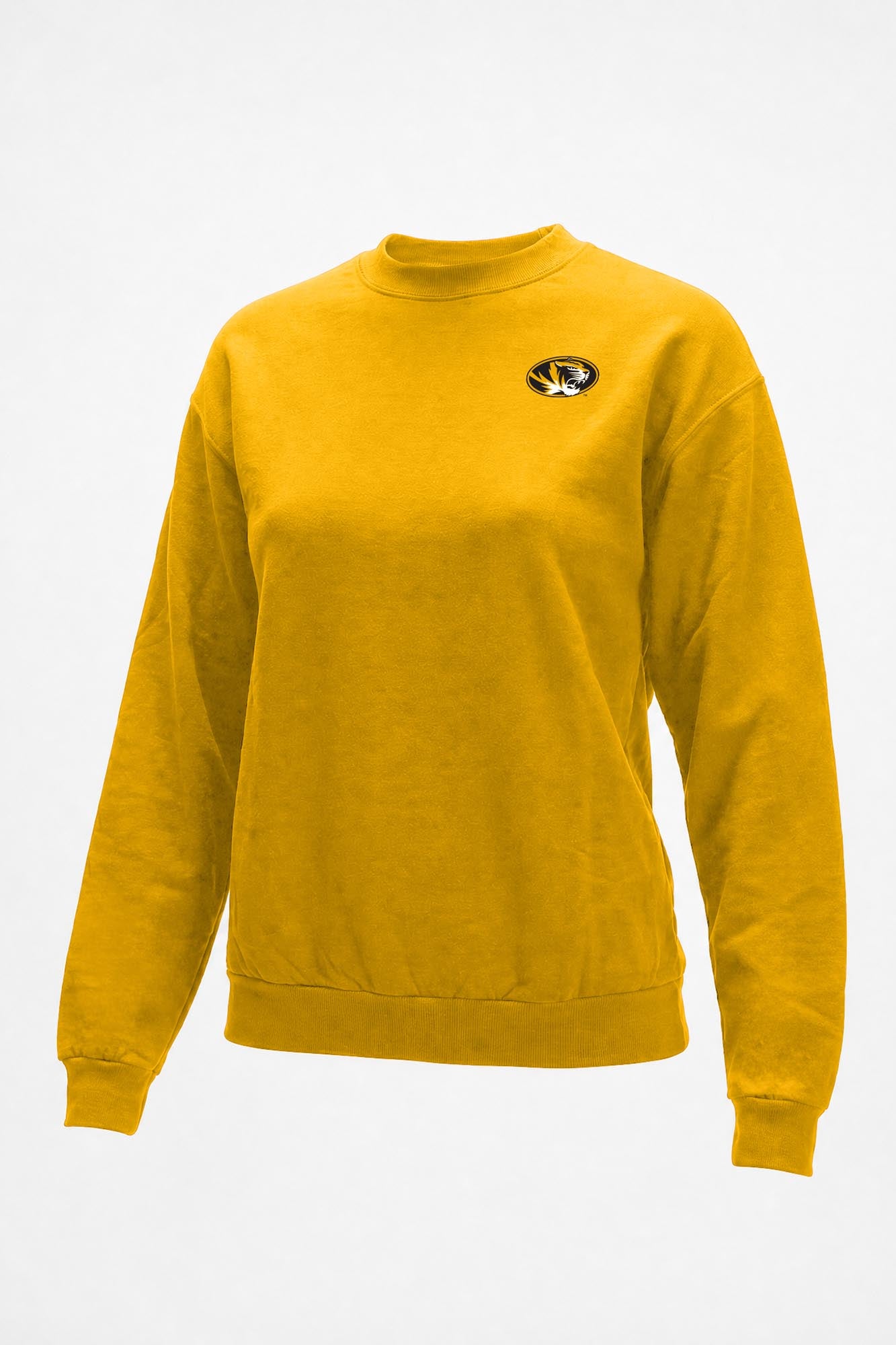 Missouri Logo Softest Fleece Crewneck Womens Sweatshirt