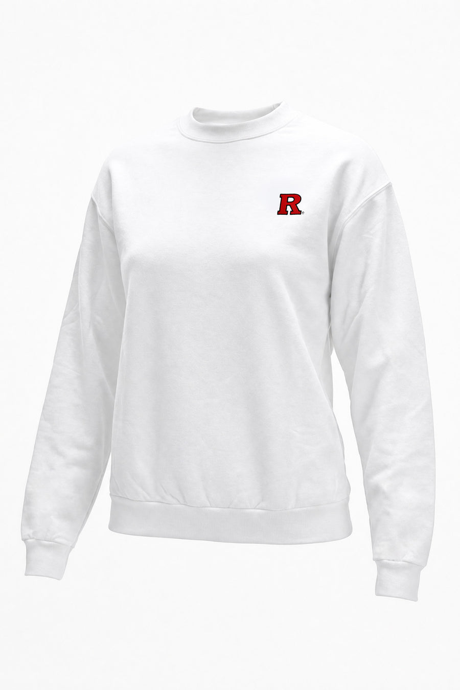 Rutgers Logo Softest Fleece Crewneck Womens Sweatshirt