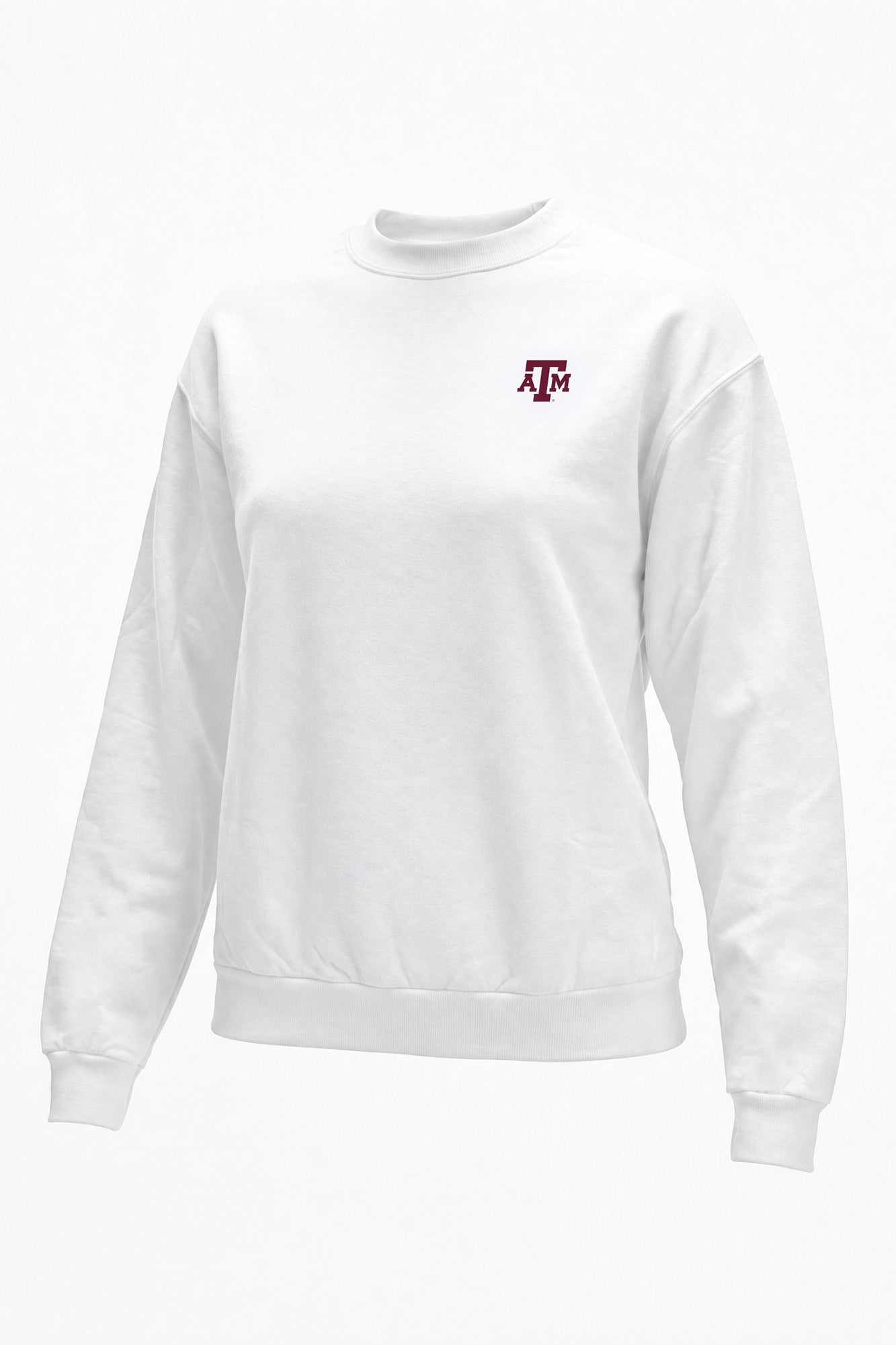 Texas A&M Logo Softest Fleece Crewneck Womens Sweatshirt