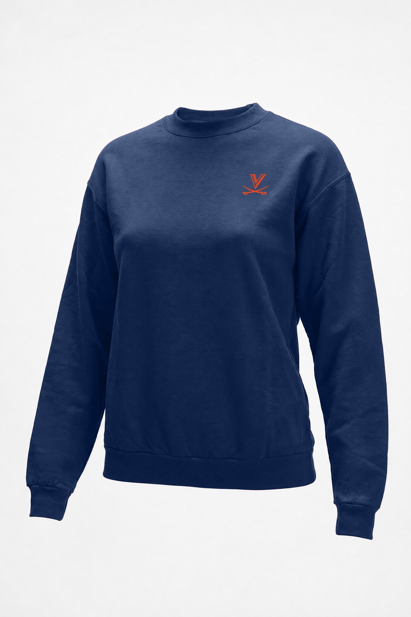 Virginia Logo Softest Fleece Crewneck Womens Sweatshirt