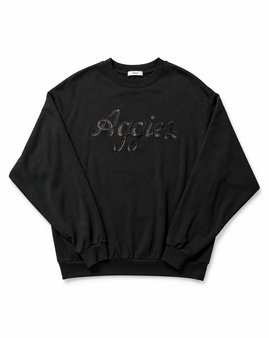 Texas A&M Women's Softest Fleece Crew Sweatshirt with Embossed Logo