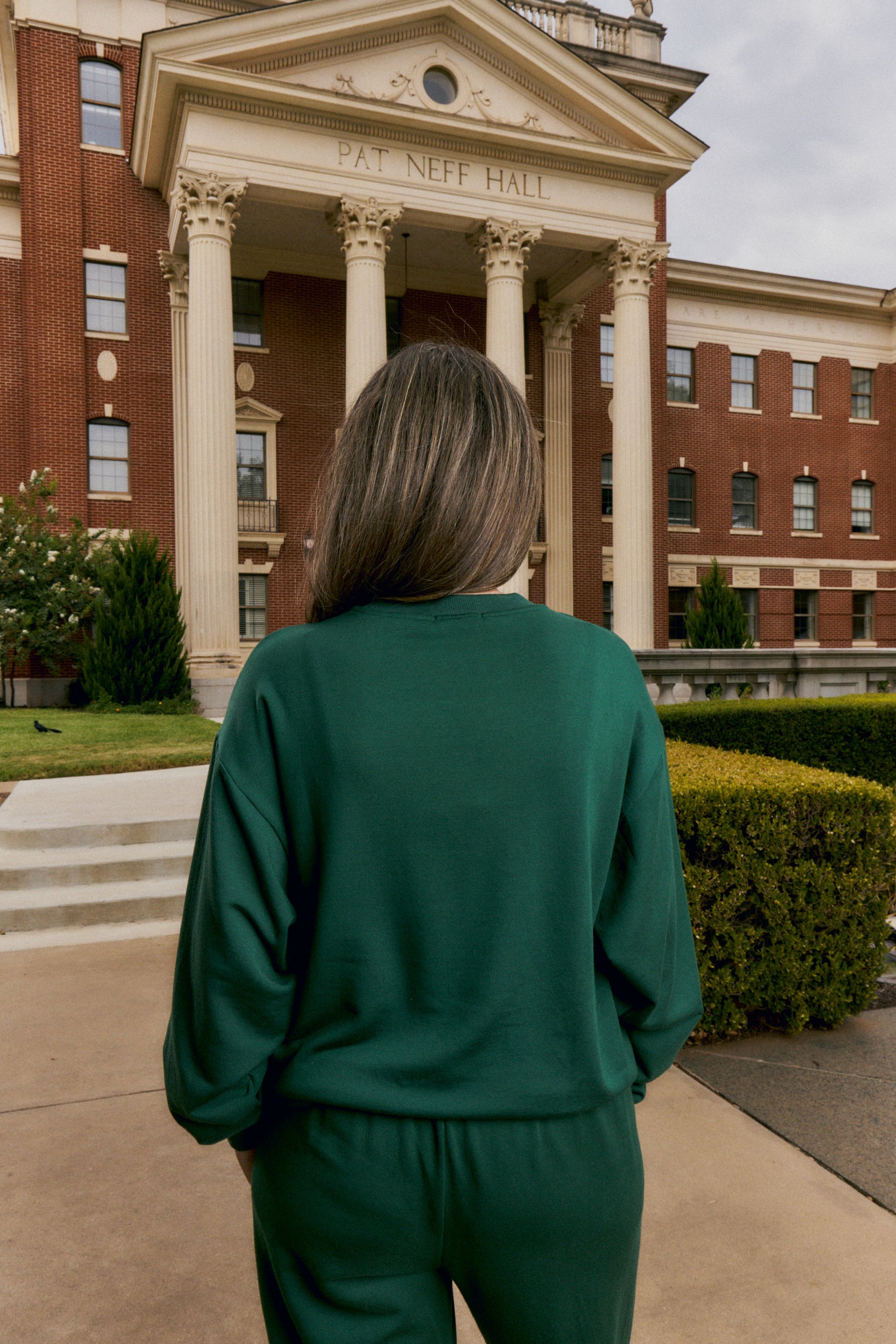 Baylor Logo Softest Fleece Crewneck Womens Sweatshirt