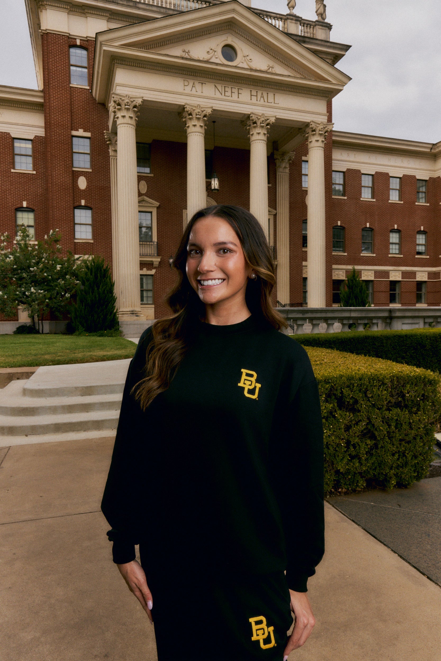 Baylor Logo Softest Fleece Crewneck Womens Sweatshirt