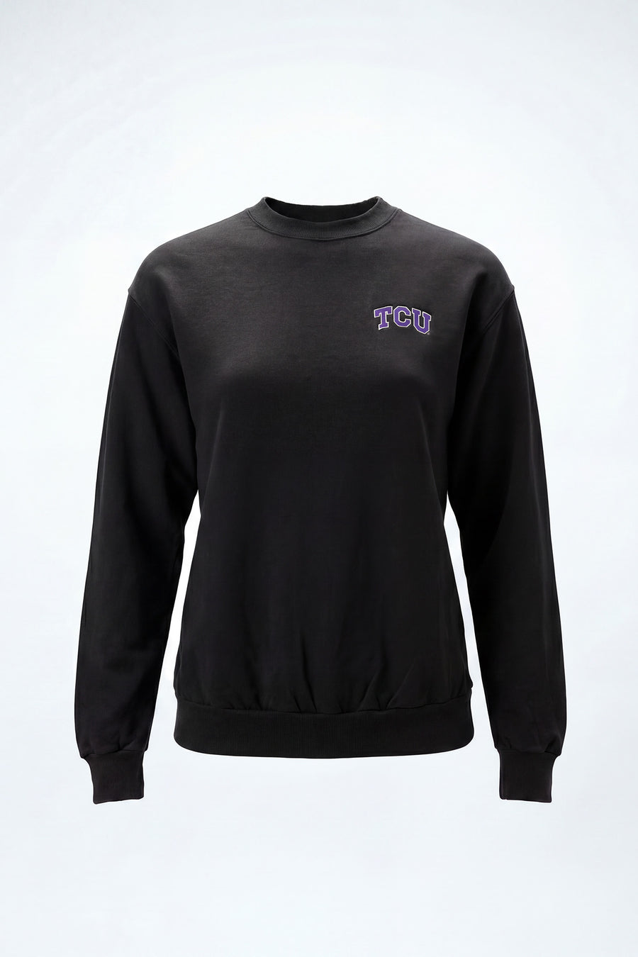 TCU Logo Softest Fleece Crewneck Womens Sweatshirt