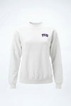TCU Logo Softest Fleece Crewneck Womens Sweatshirt