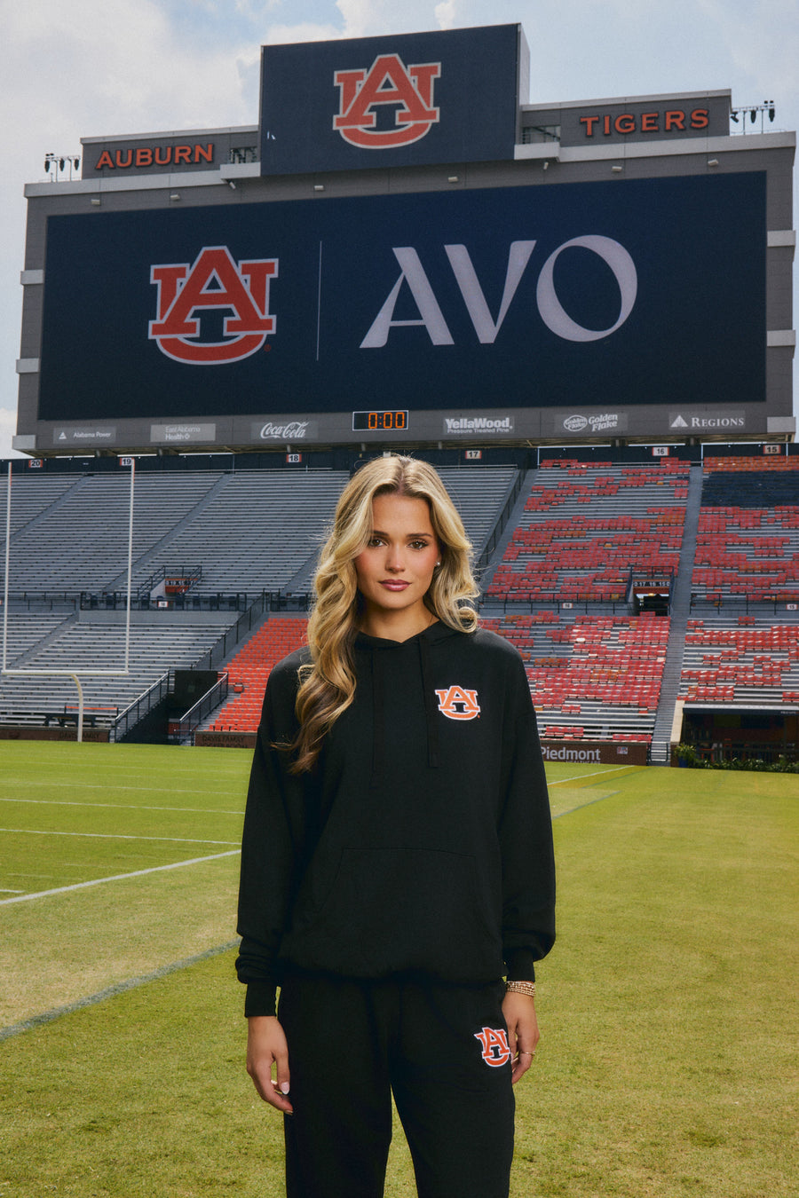 auburn university black womans hoodie