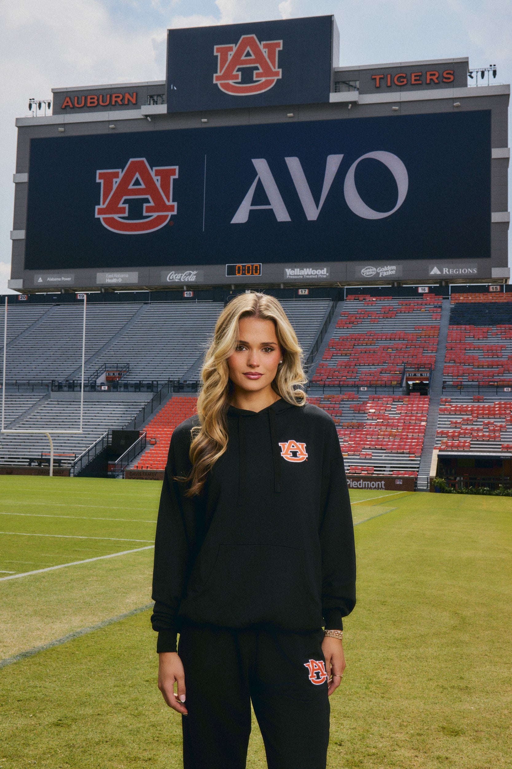 auburn university black womans hoodie