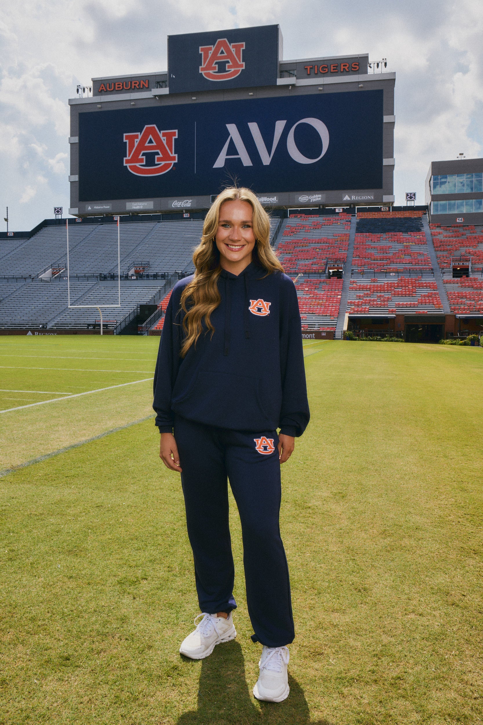 auburn university navy womans hoodie and sweatpants