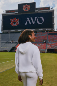 Auburn university white womans hoodie