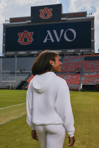Auburn university white womans hoodie