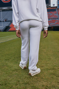 auburn university white womans sweatpants back