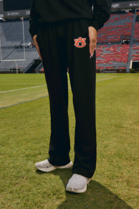 auburn university black womans sweatpants front