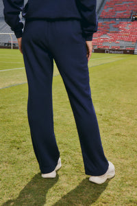 auburn university navy womans sweatpants back