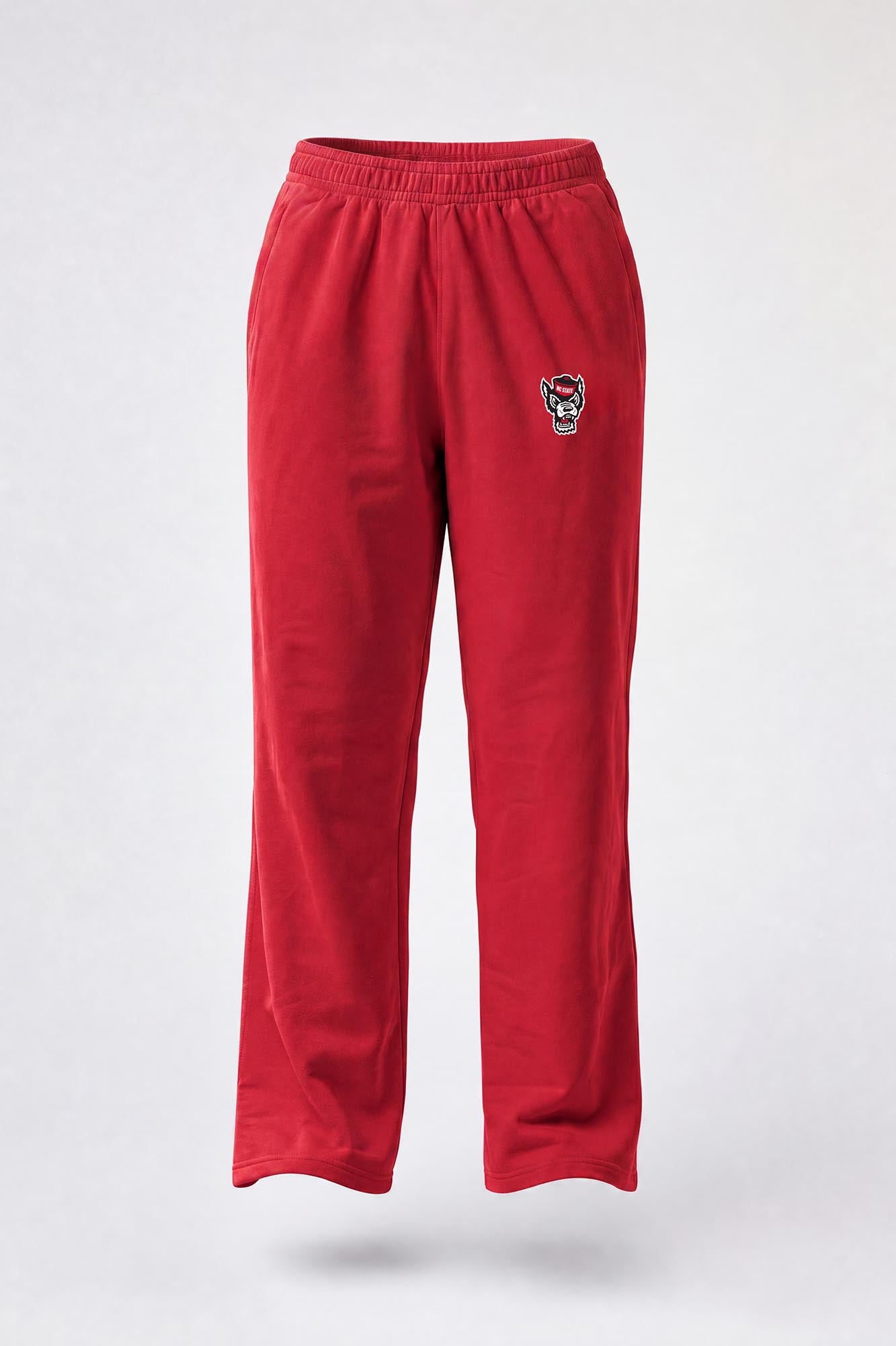 NC State Logo Softest Fleece Straight Leg Womens Sweatpant