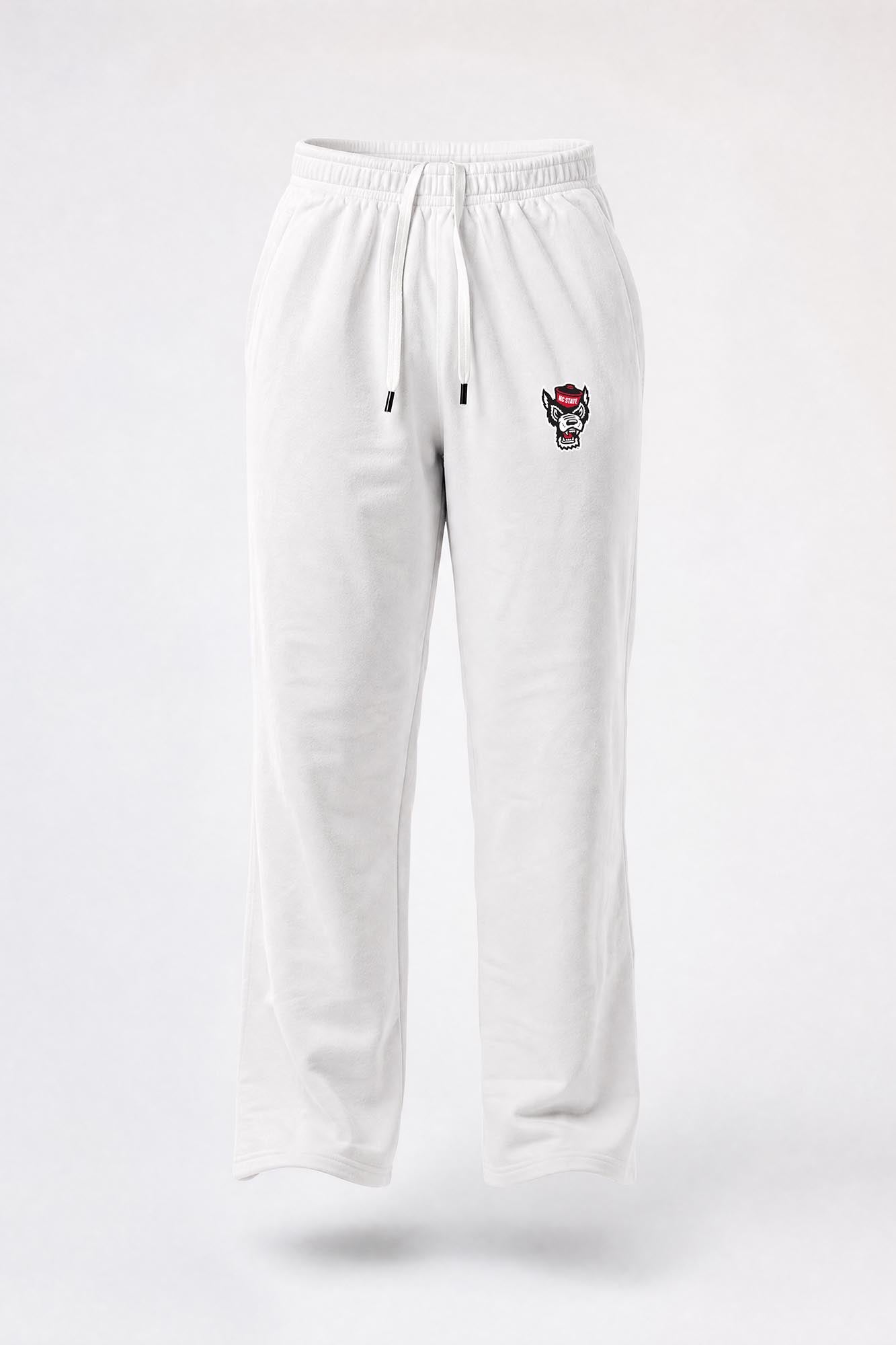 NC State Logo Softest Fleece Straight Leg Womens Sweatpant