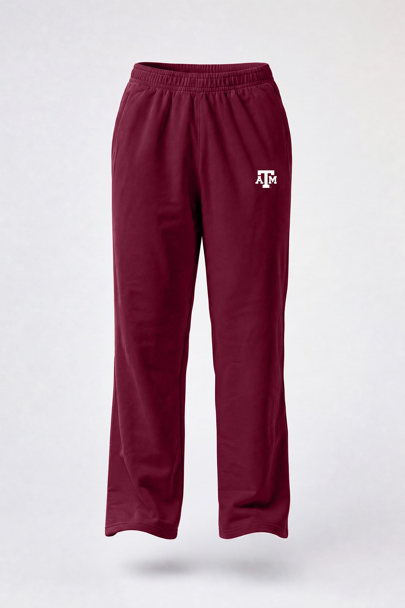 Texas A&M Logo Softest Fleece Straight Leg Womens Sweatpants