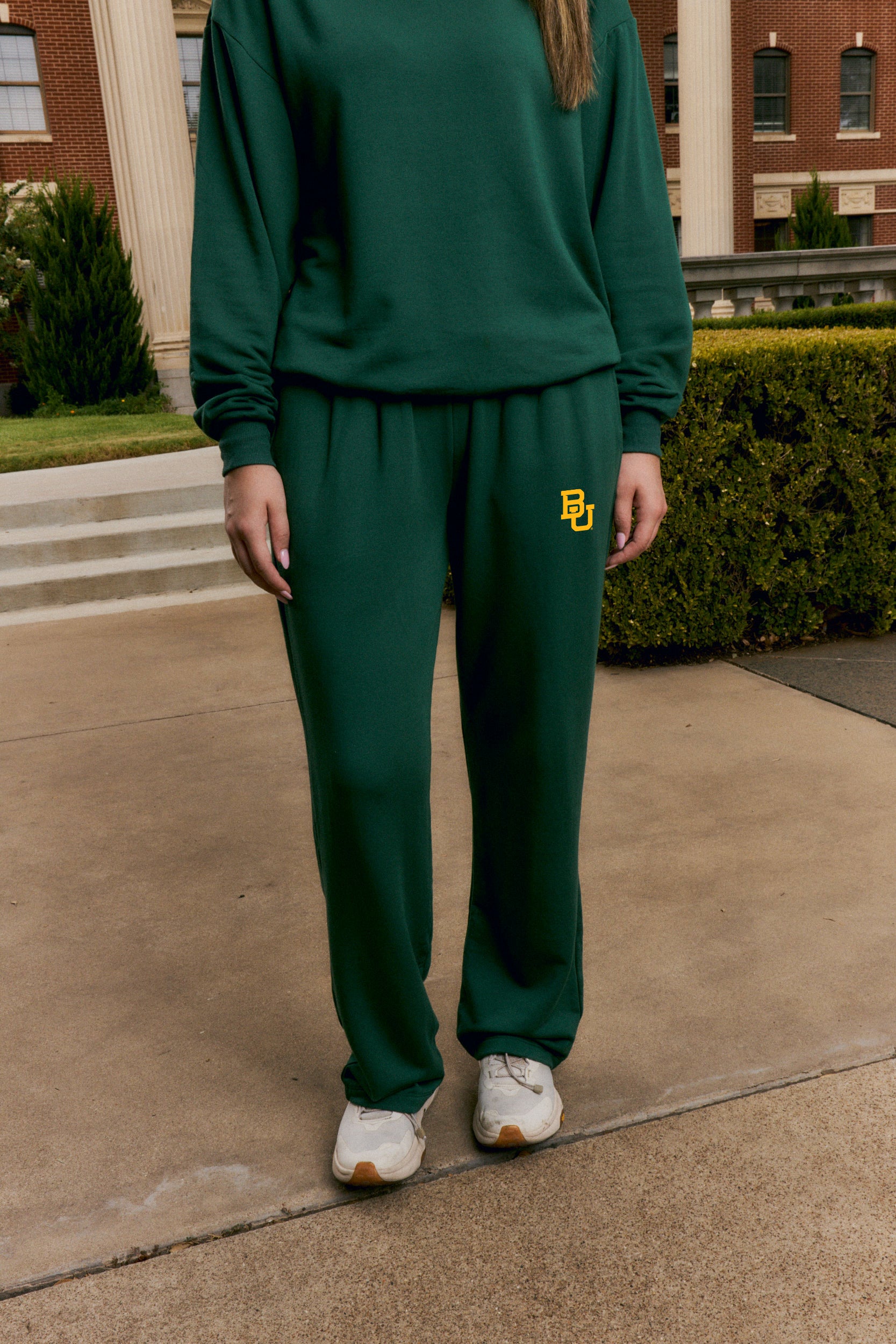 Baylor Logo Softest Fleece Straight Leg Womens Sweatpant