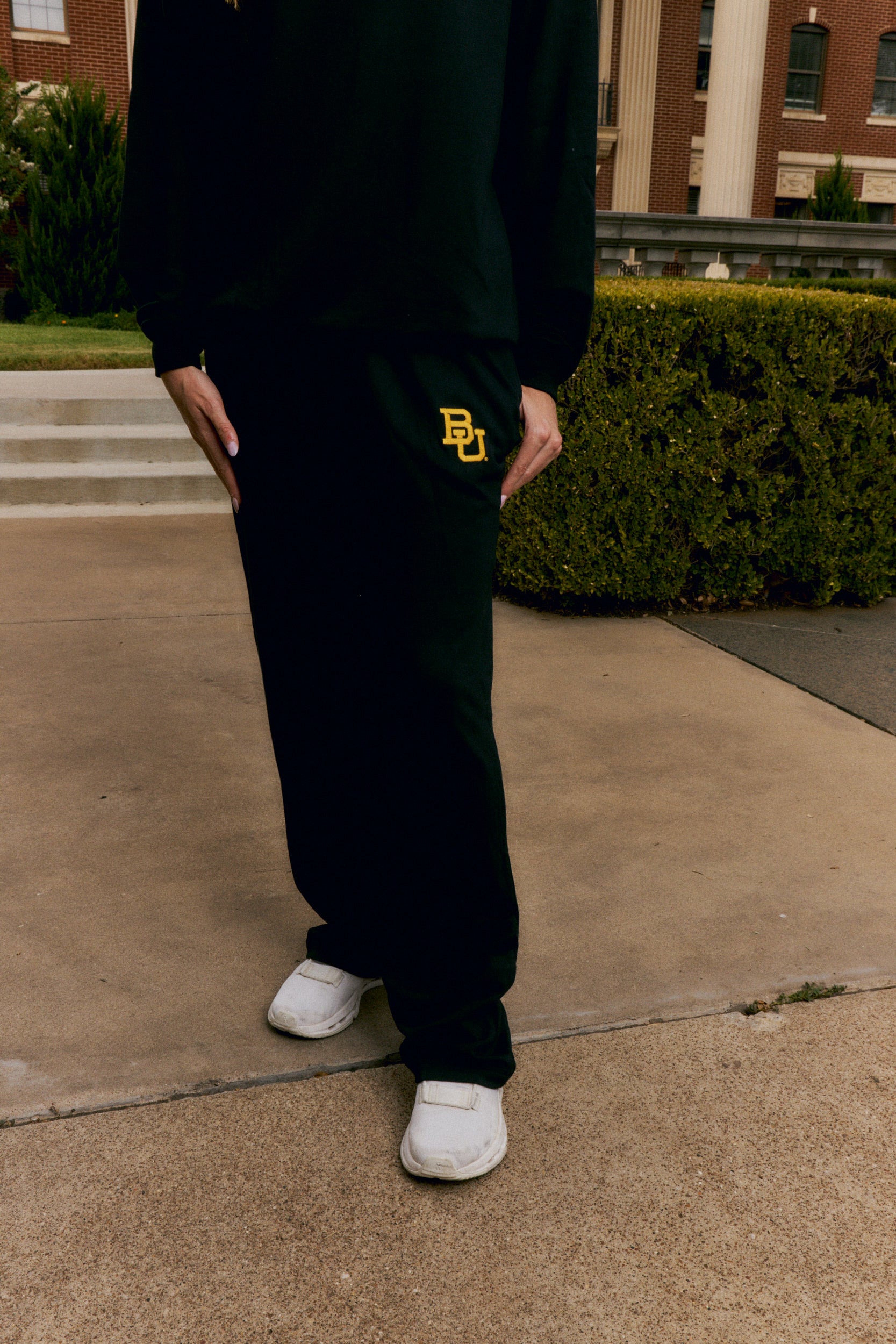 Baylor Logo Softest Fleece Straight Leg Womens Sweatpant