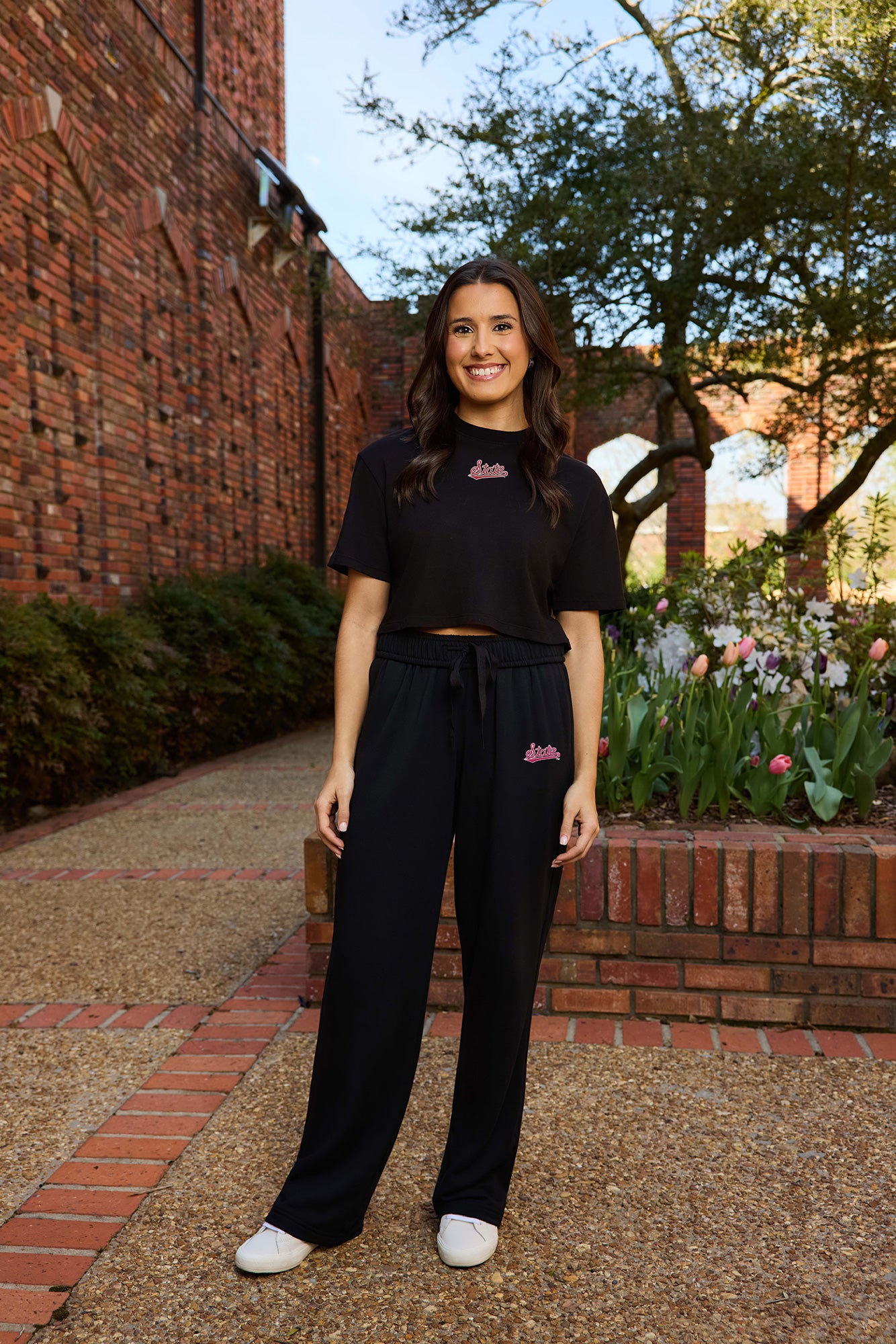 Mississippi State Logo Softest Fleece Straight Leg Womens Sweatpant
