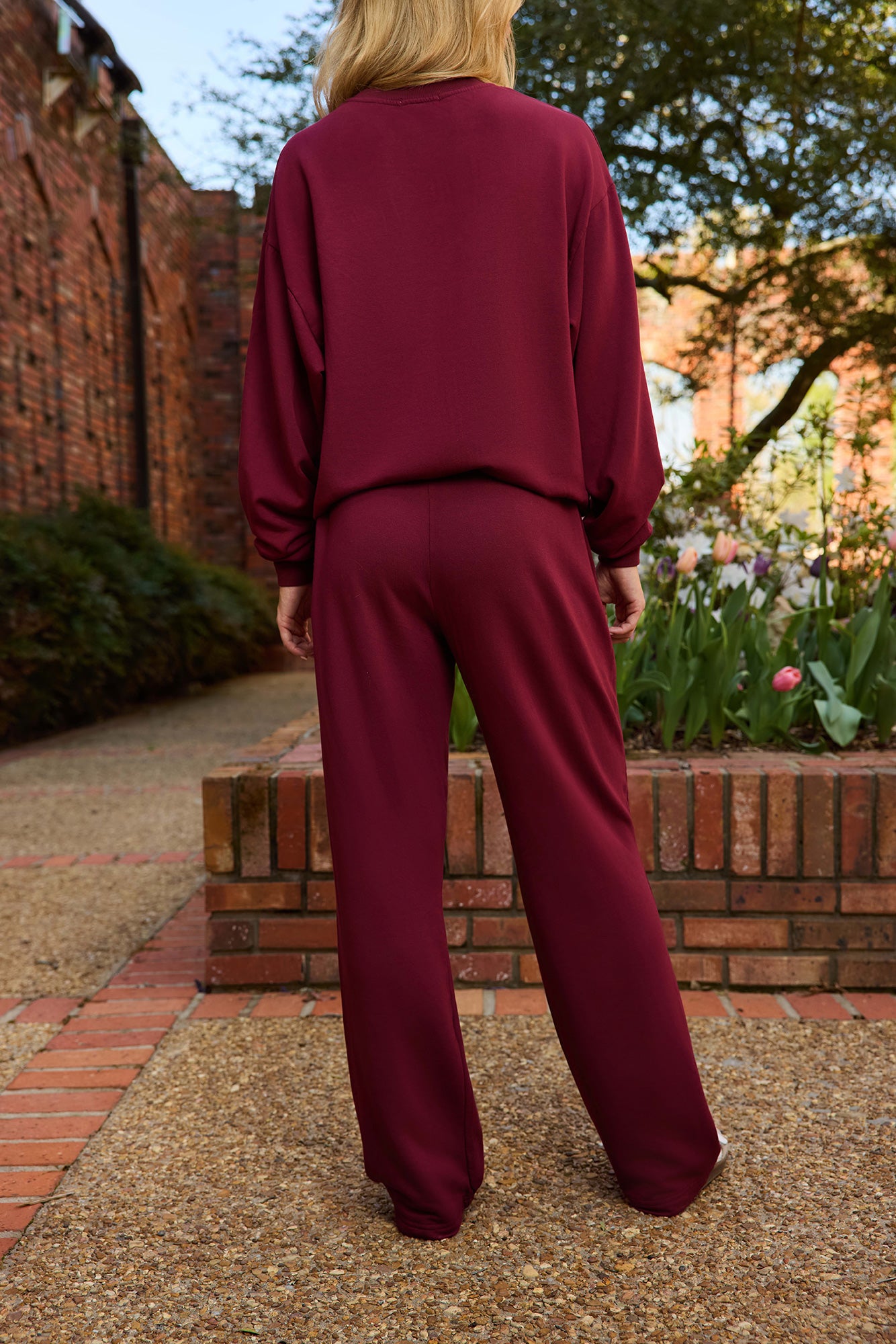 Mississippi State Logo Softest Fleece Straight Leg Womens Sweatpant