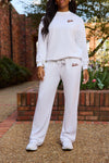 Mississippi State Logo Softest Fleece Straight Leg Womens Sweatpant