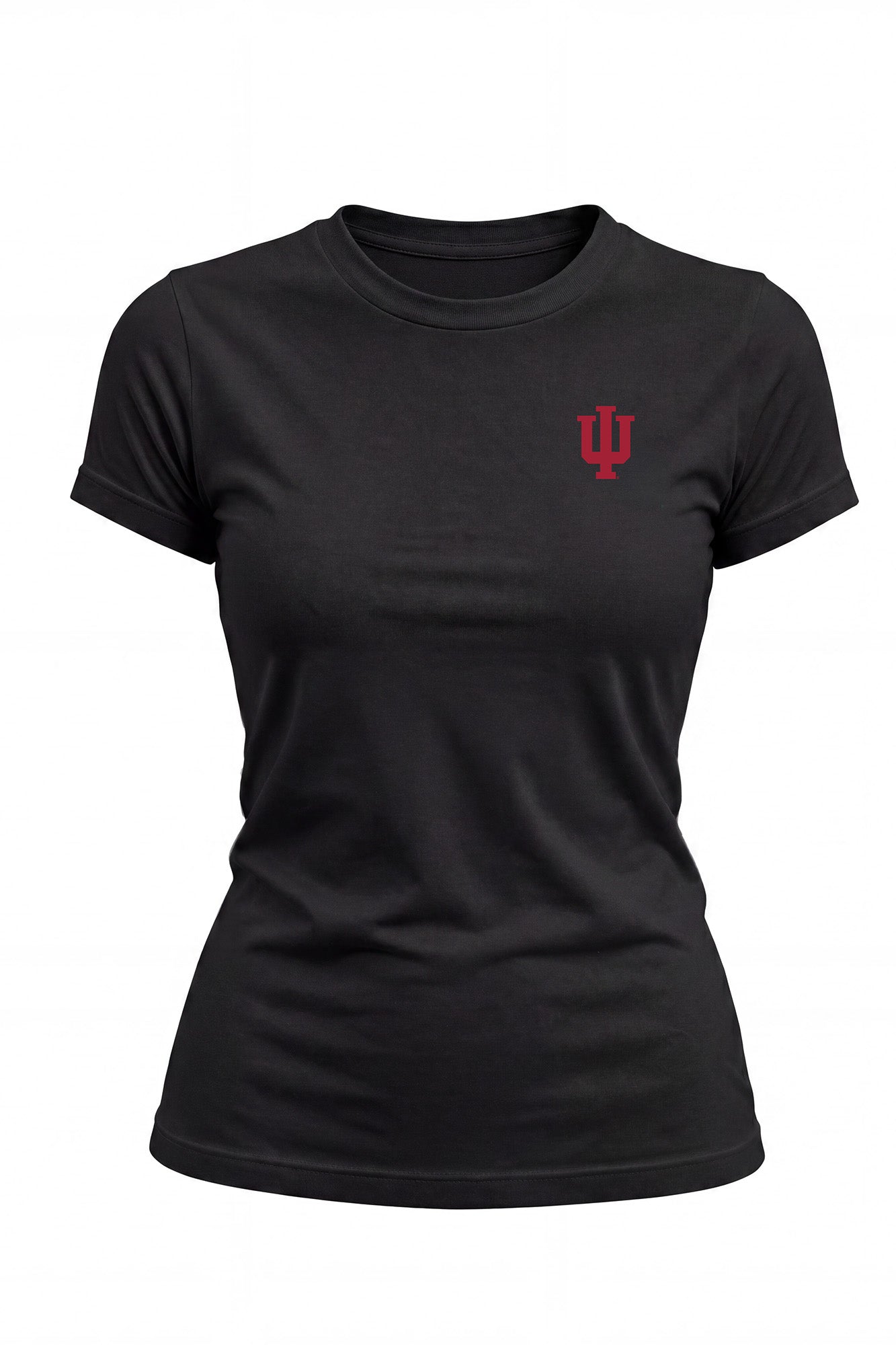 Indiana Logo Cloud Knit Crew Neck Womens Tee