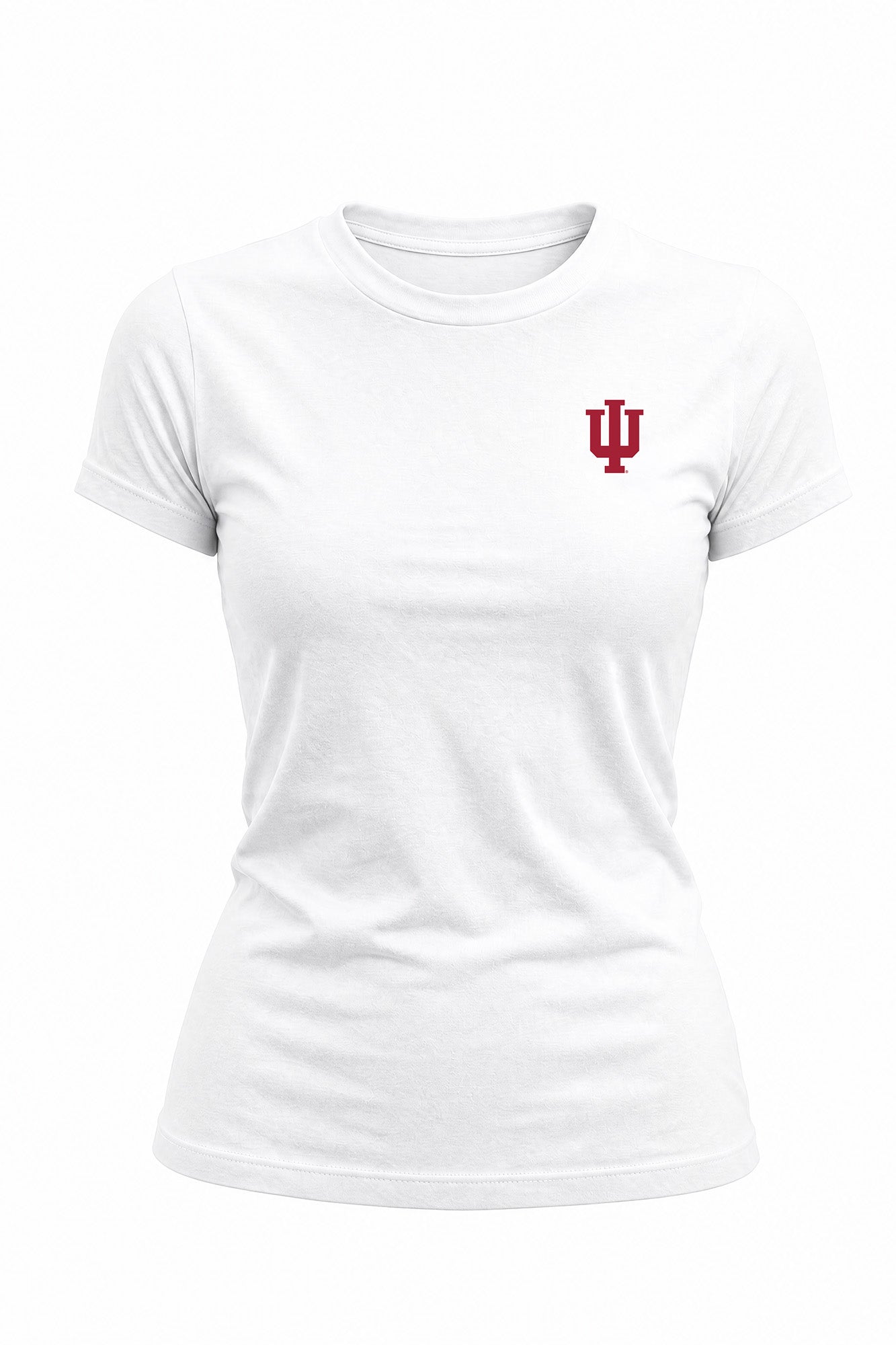 Indiana Logo Cloud Knit Crew Neck Womens Tee