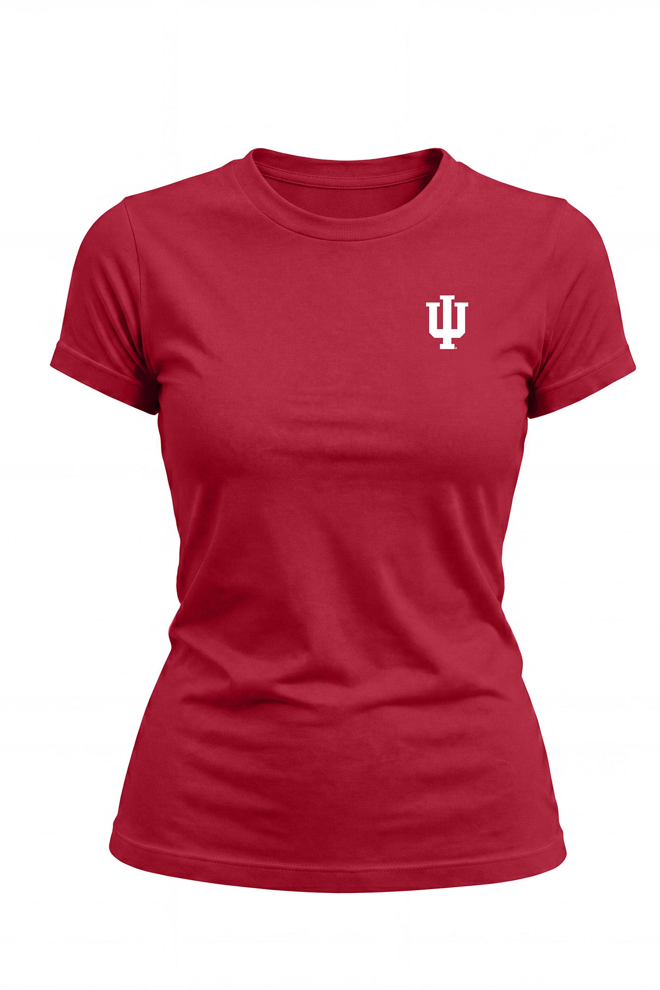 Indiana Logo Cloud Knit Crew Neck Womens Tee