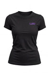LSU Logo Cloud Knit Crew Neck Womens Tee