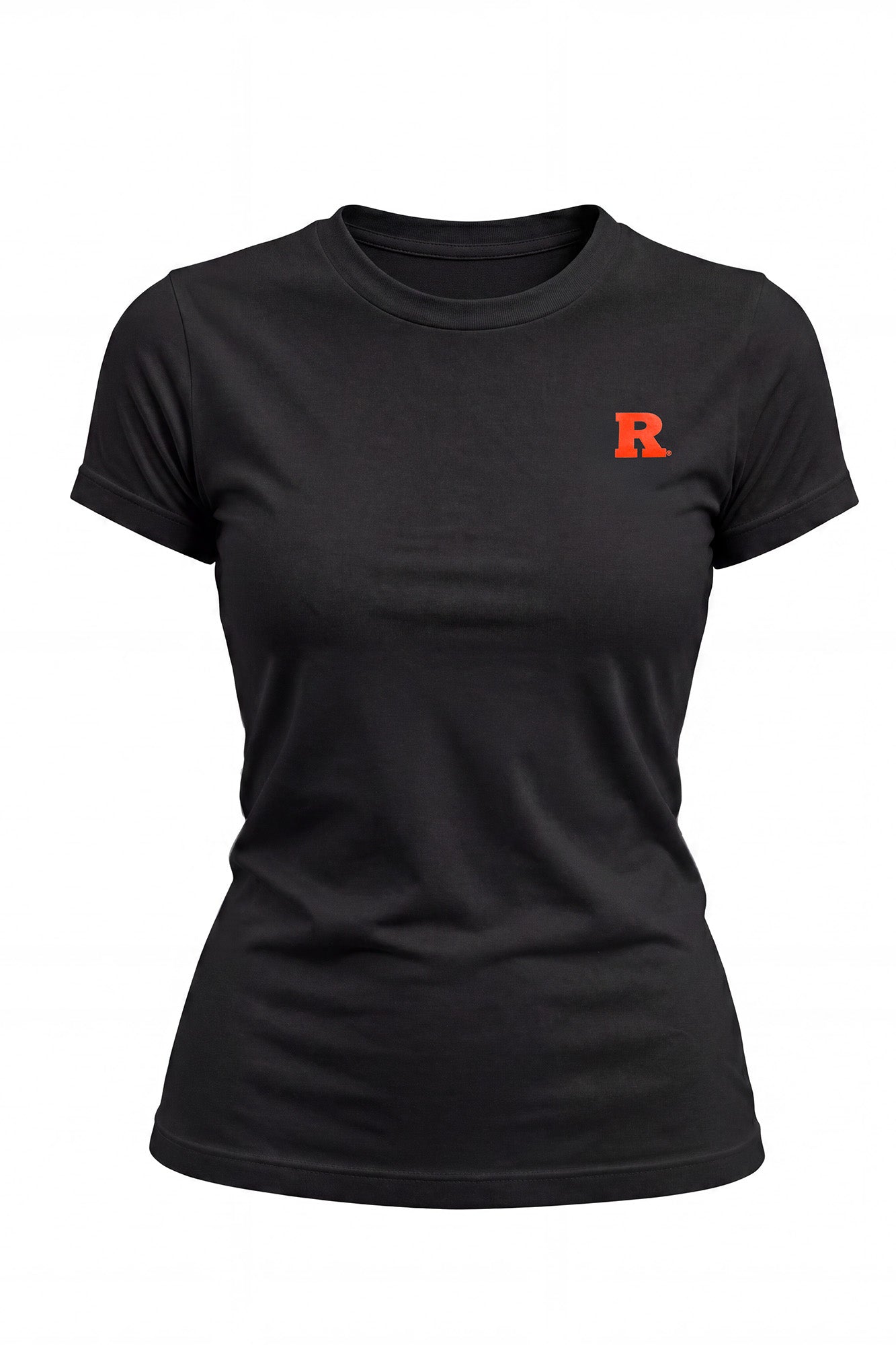 Rutgers Logo Cloud Knit Crew Neck Womens Tee