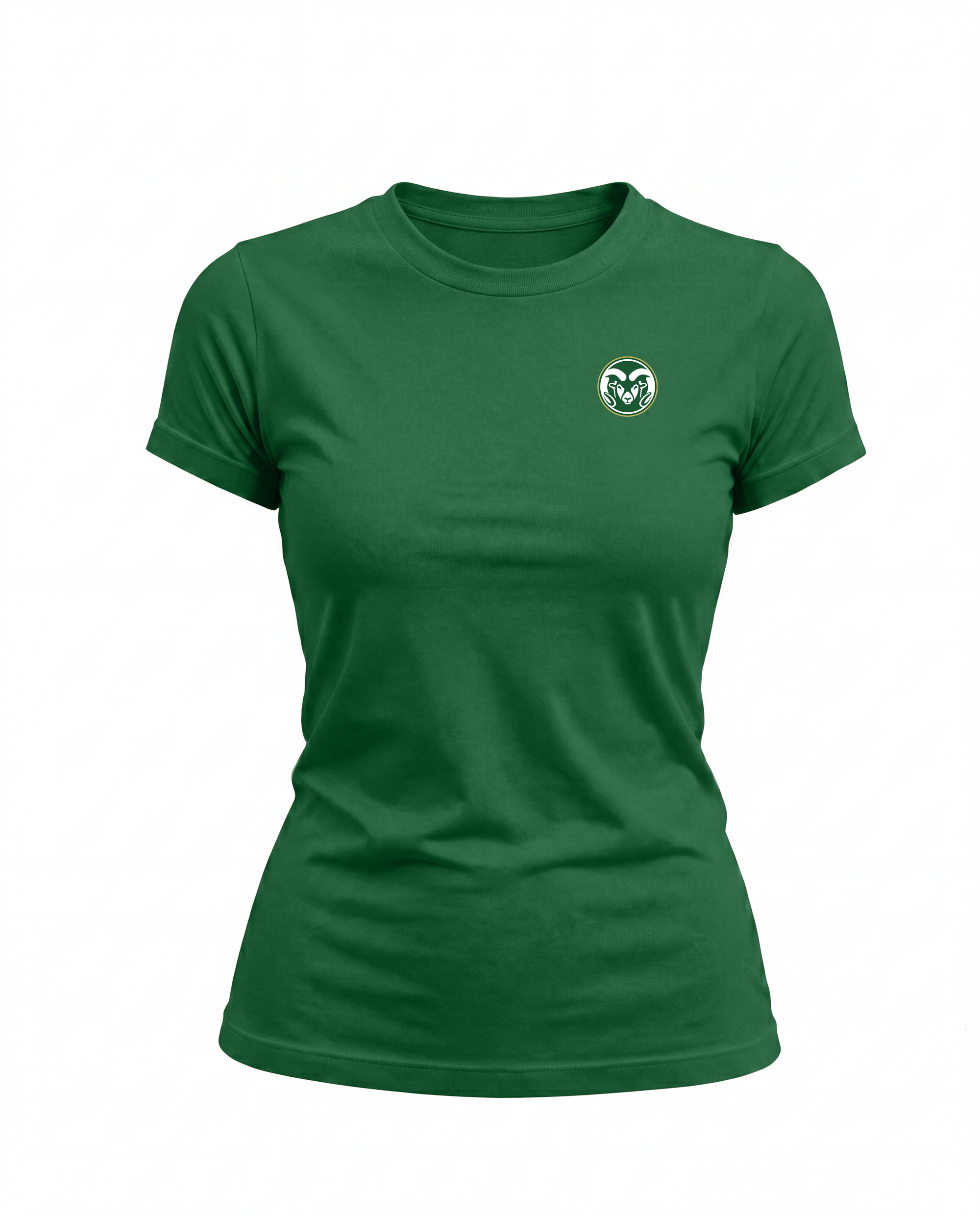 Colorado State Logo Cloud Knit Crew Neck Womens Tee