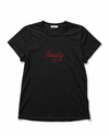 Texas A&M Women's Cloud Jersey Crew Neck Tee with Black Foil Logo