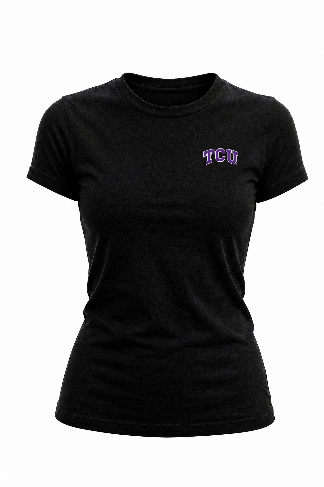 TCU Logo Cloud Knit Crew Neck Womens Tee