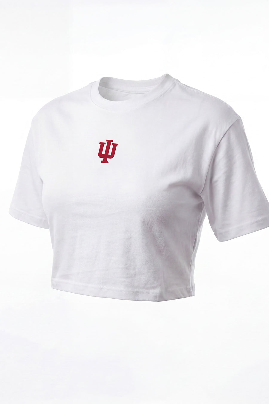Indiana Logo Cloud Knit Boxy Crop Womens Tee