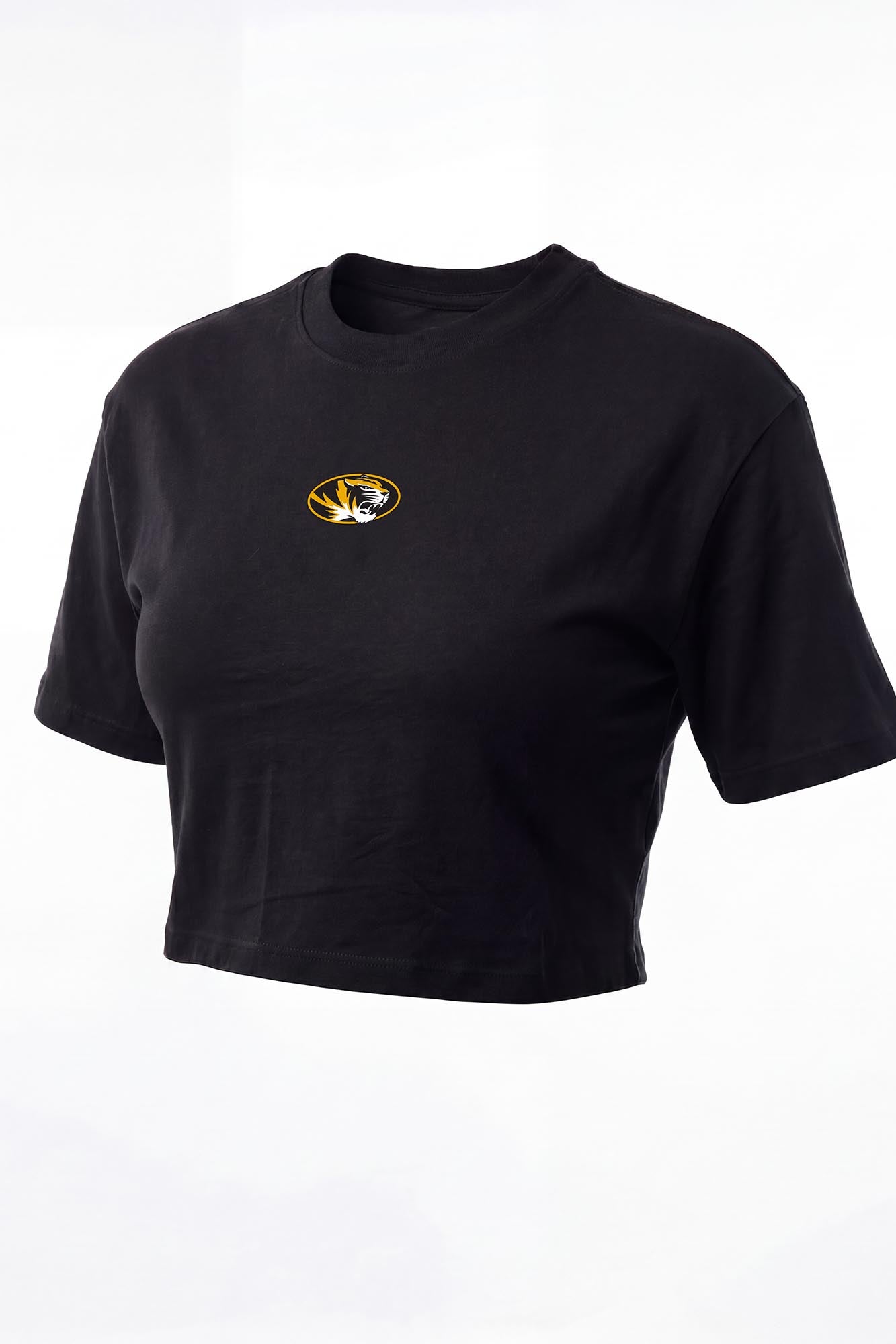 Missouri Logo Cloud Knit Boxy Crop Womens Tee