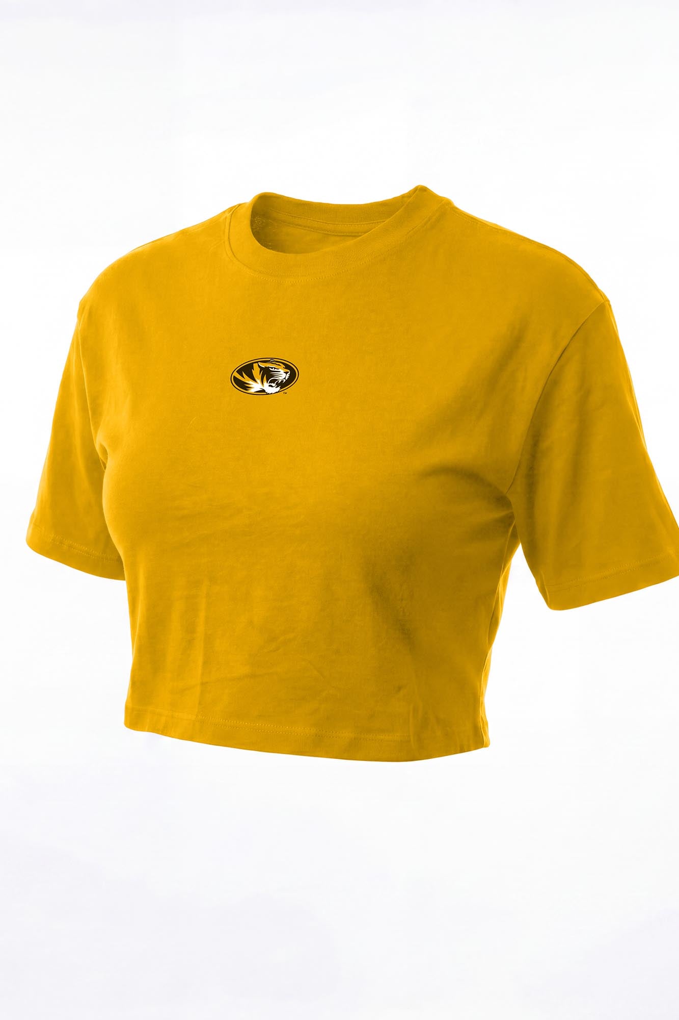 Missouri Logo Cloud Knit Boxy Crop Womens Tee