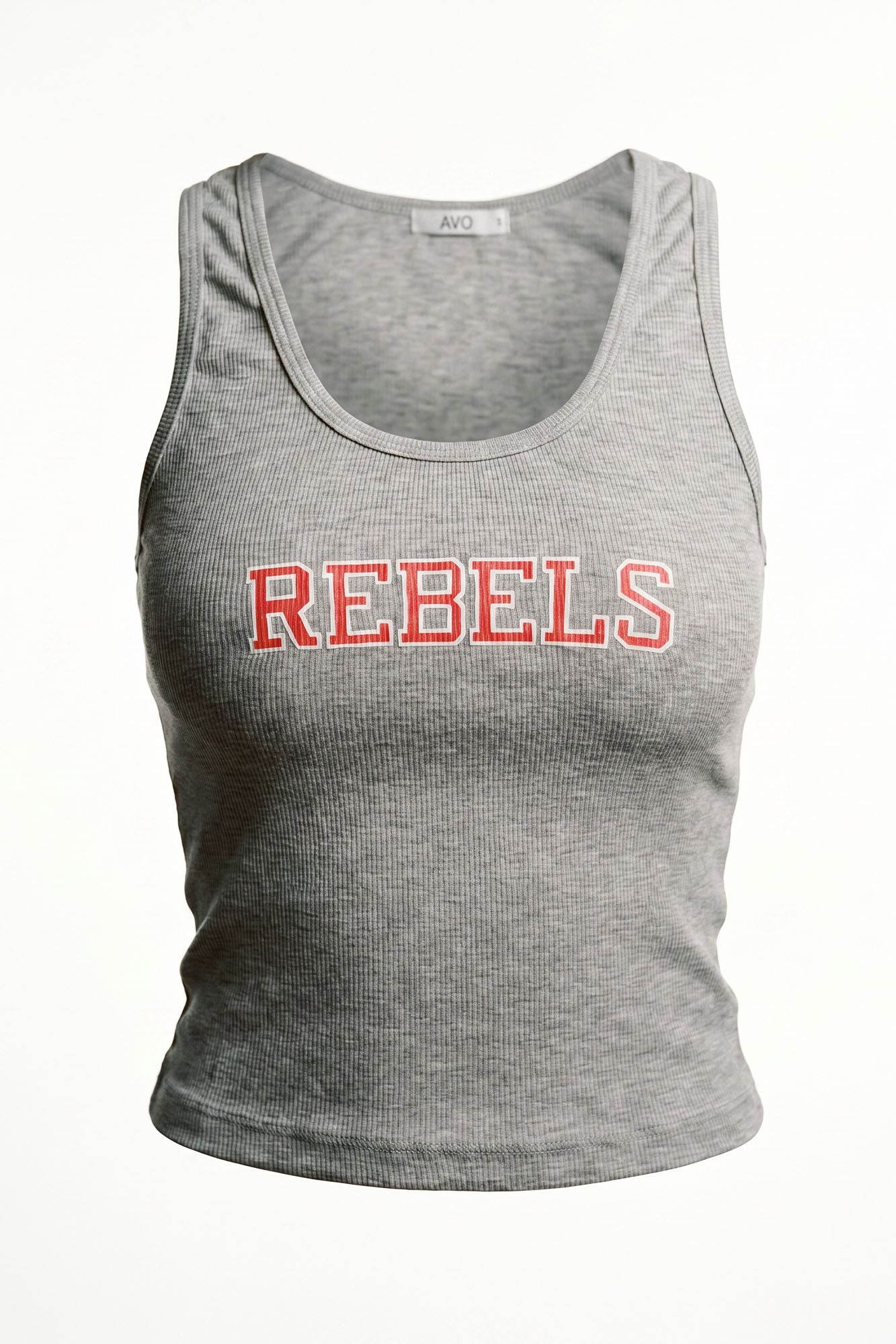 Ole Miss 2X1 Luxe Rib Womens Tank