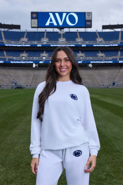 Penn State Logo Softest Fleece Crewneck Womens Sweatshirt