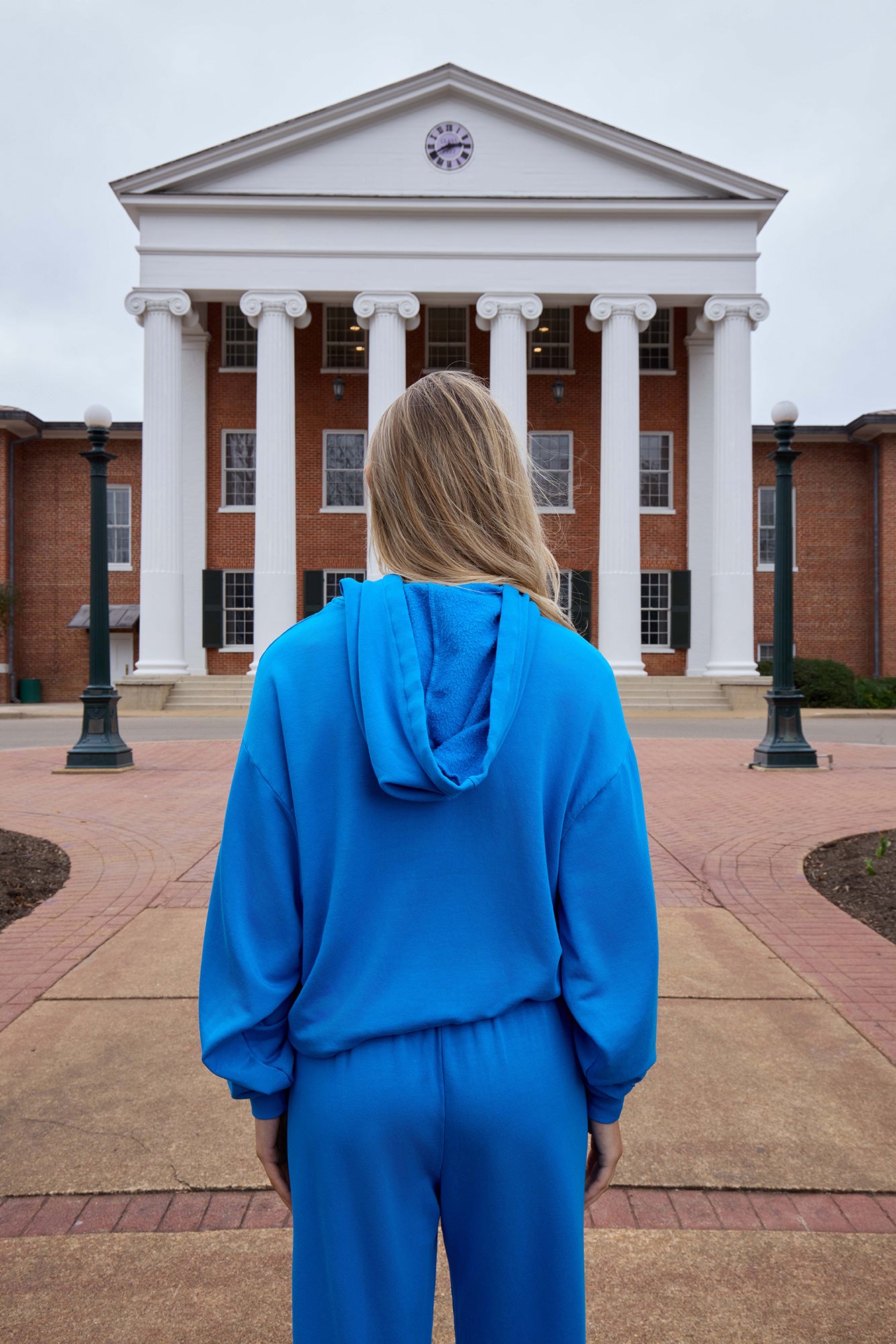 Ole Miss Logo Softest Fleece Womens Hoodie