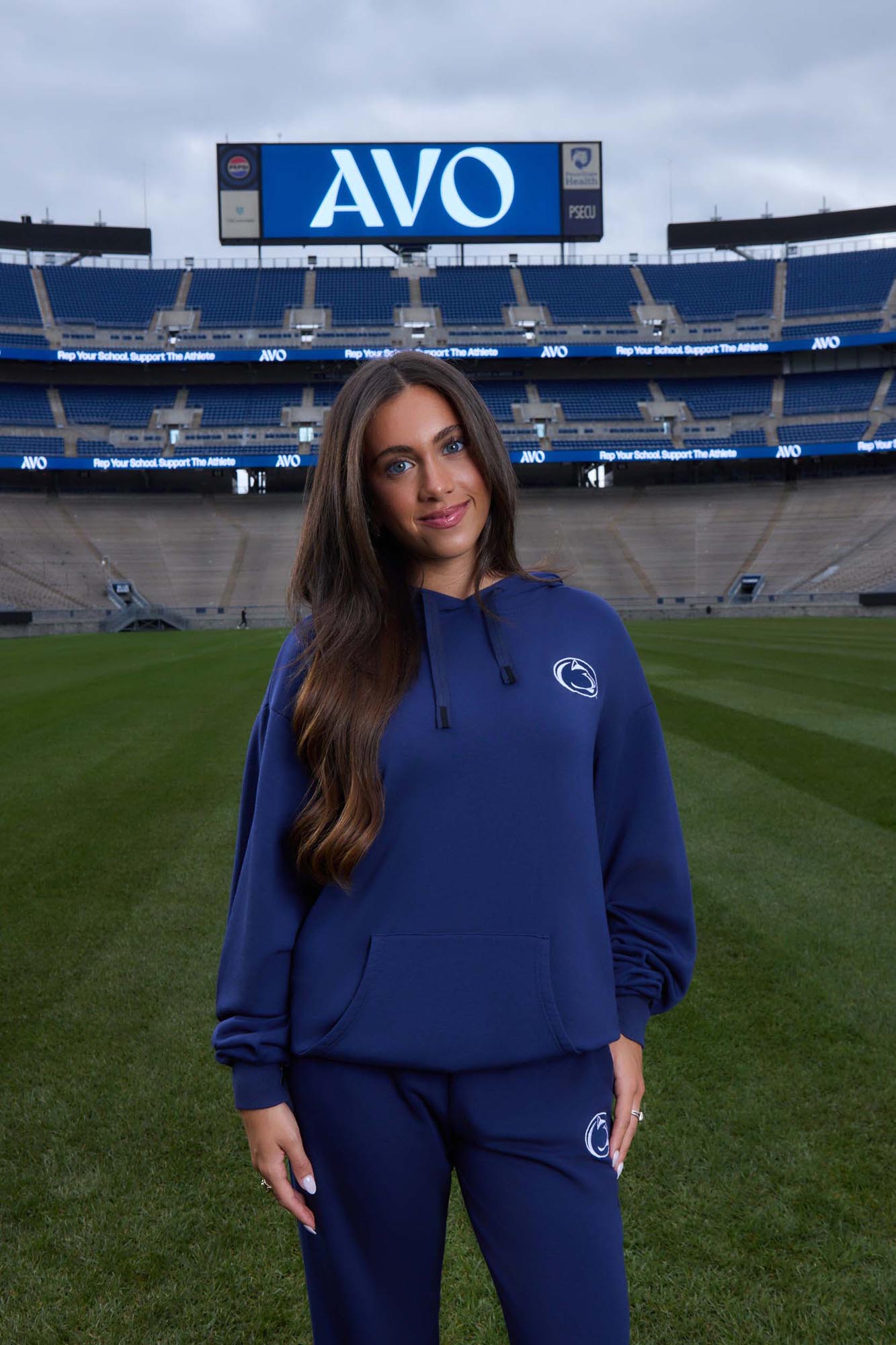 Penn State Logo Softest Fleece Womens Hoodie