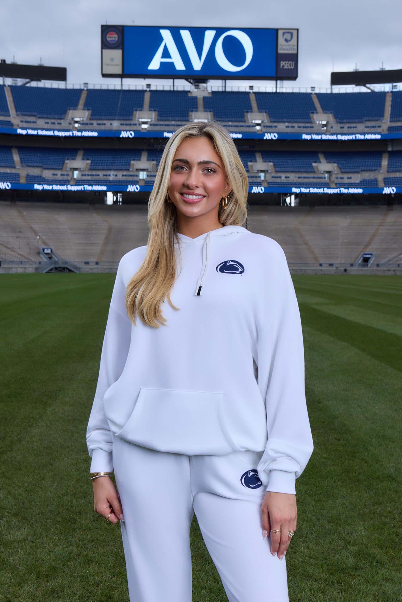 Penn State Logo Softest Fleece Womens Hoodie