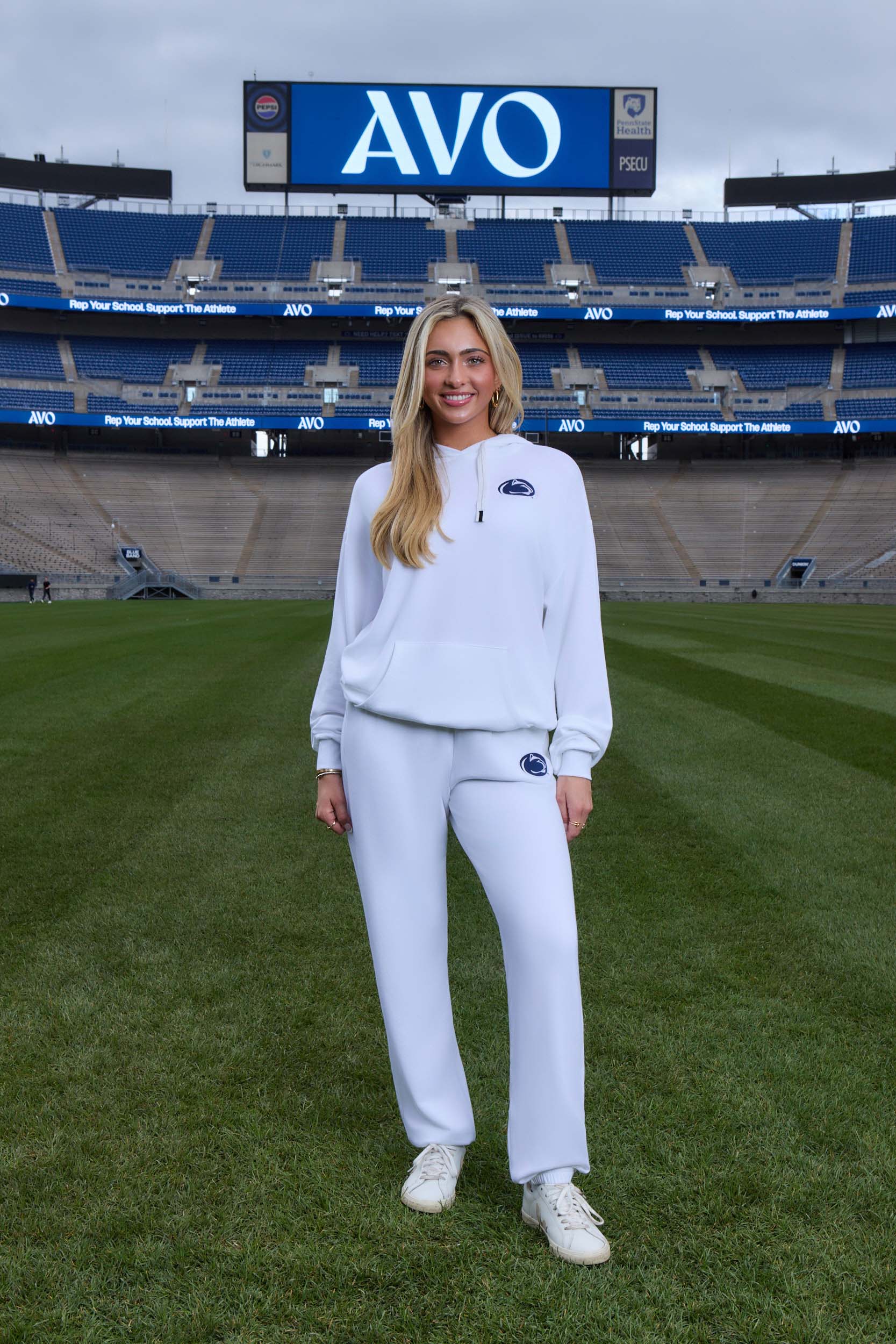 Penn State Logo Softest Fleece Womens Hoodie