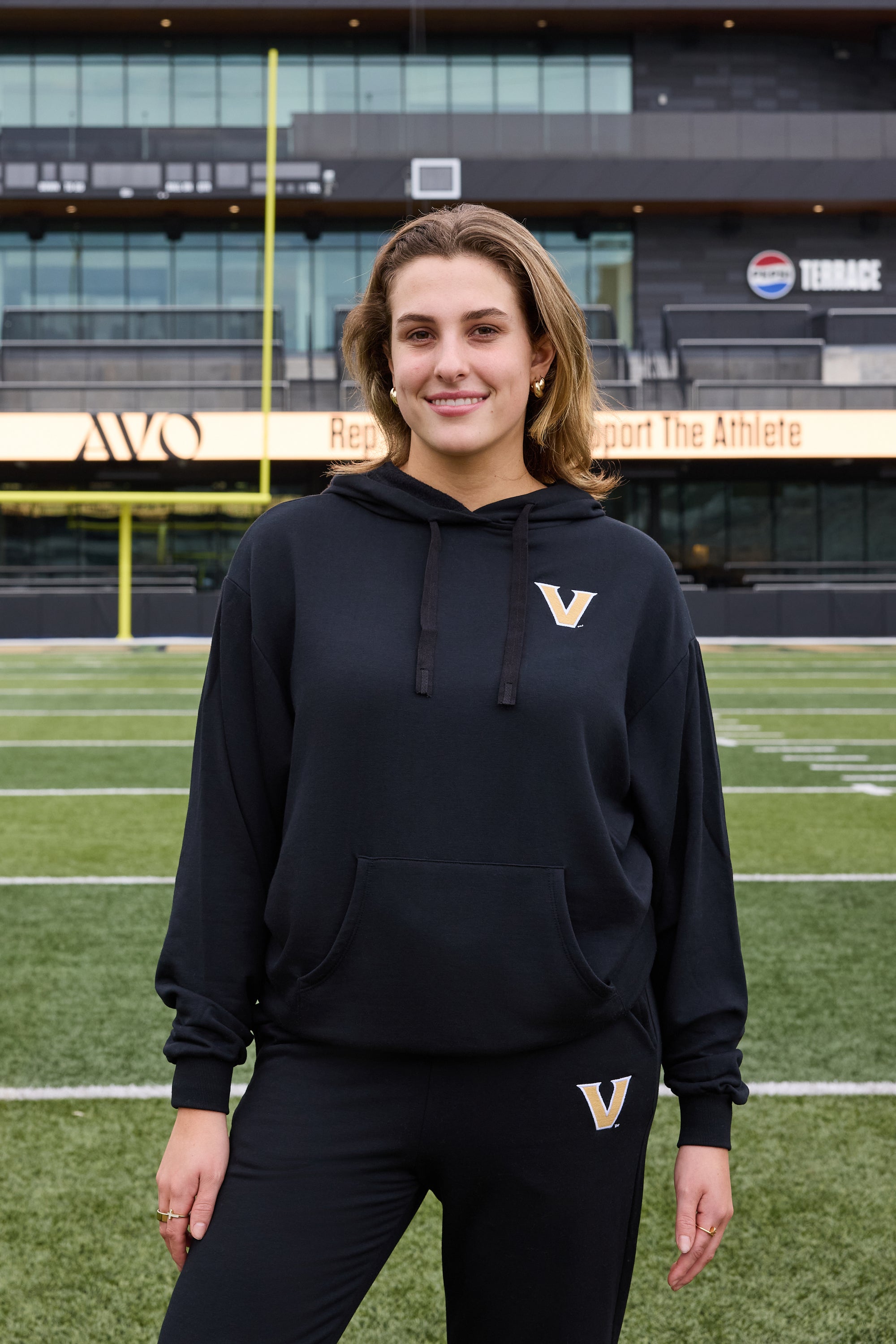 VANDY Logo Softest Fleece Womens Hoodie