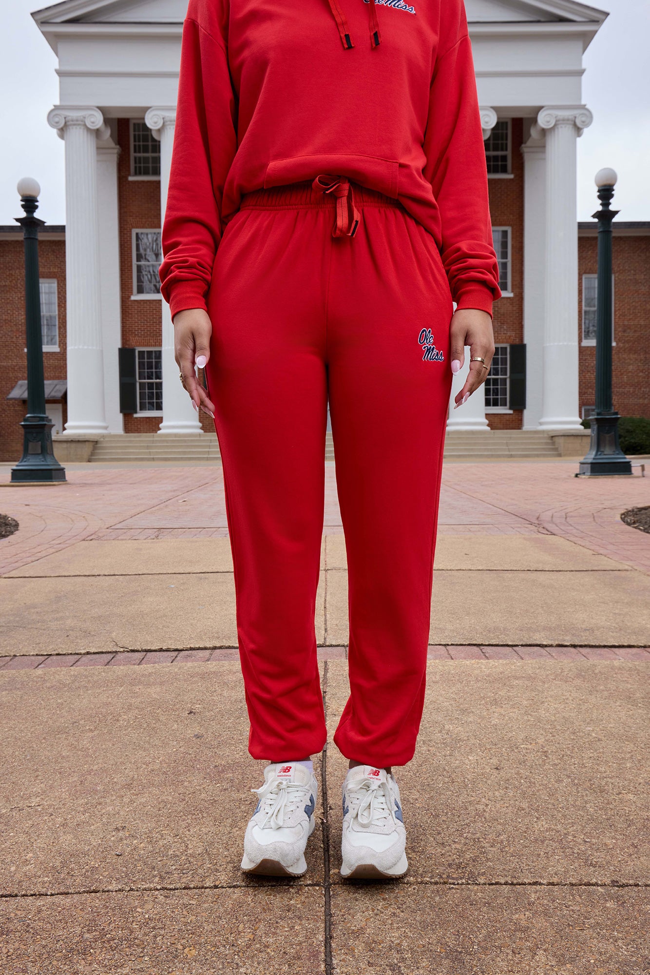 Ole Miss Logo Softest Fleece Womens Jogger
