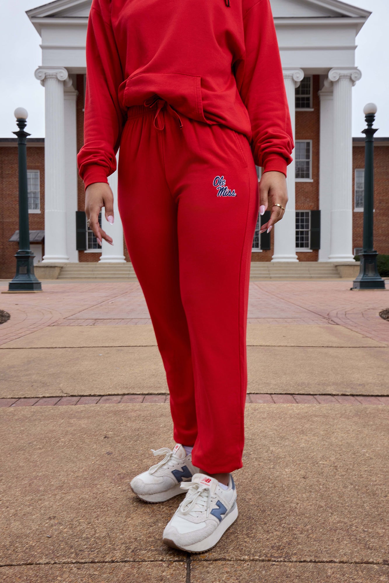 Ole Miss Logo Softest Fleece Womens Jogger